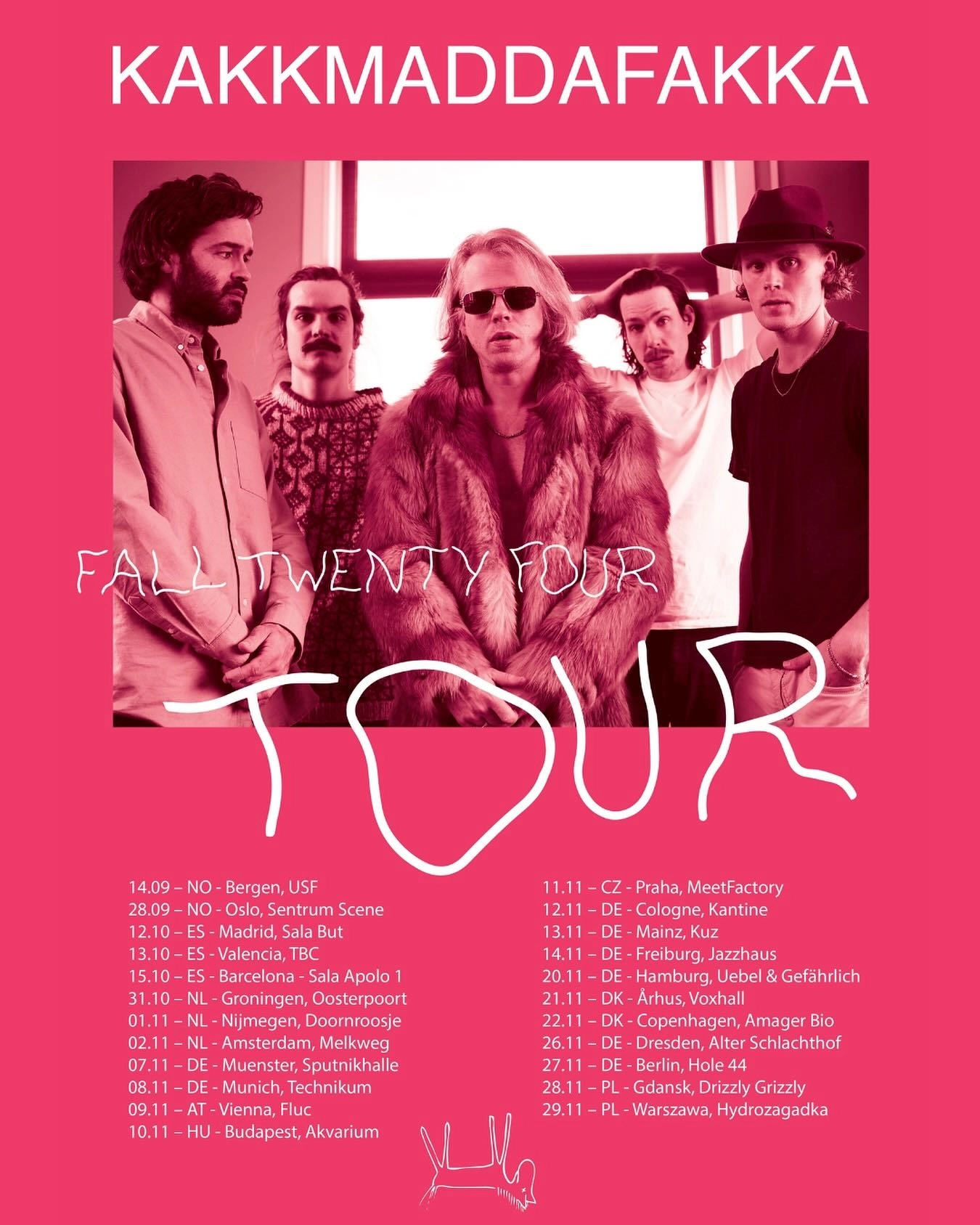 Kakkmaddafakka - Fall Twenty Four Tour at Uebel und Gefährlich Tickets