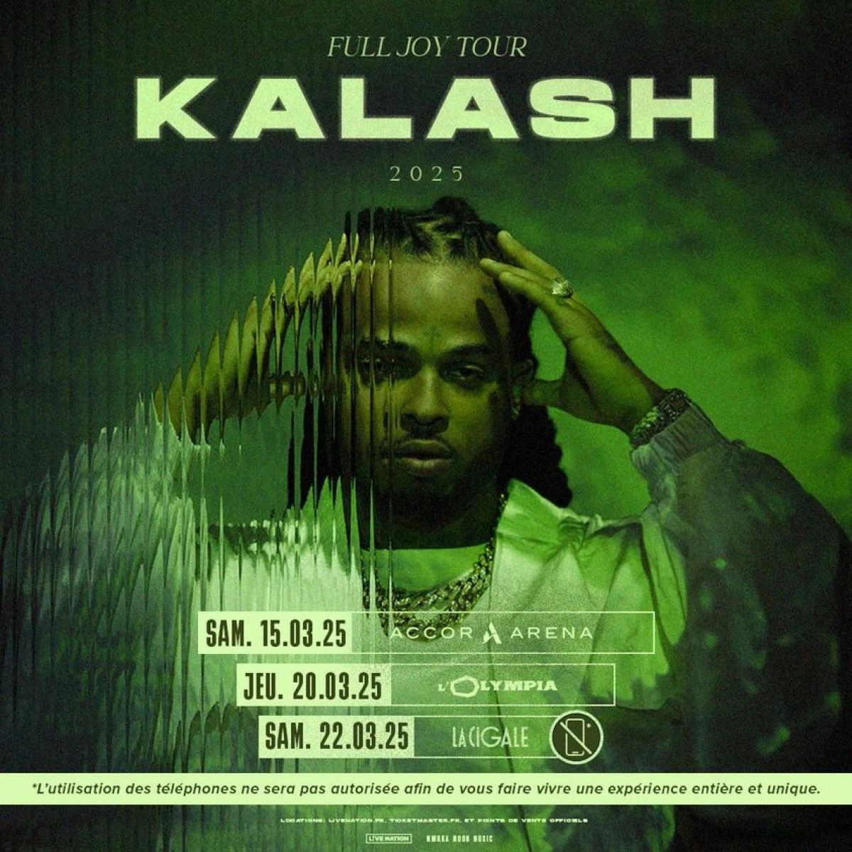 Billets Kalash (Olympia - Paris)