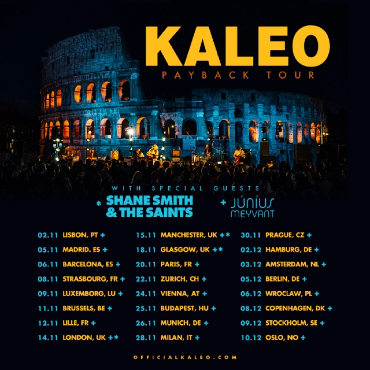 Kaleo - Payback Tour in der O2 Academy Glasgow Tickets