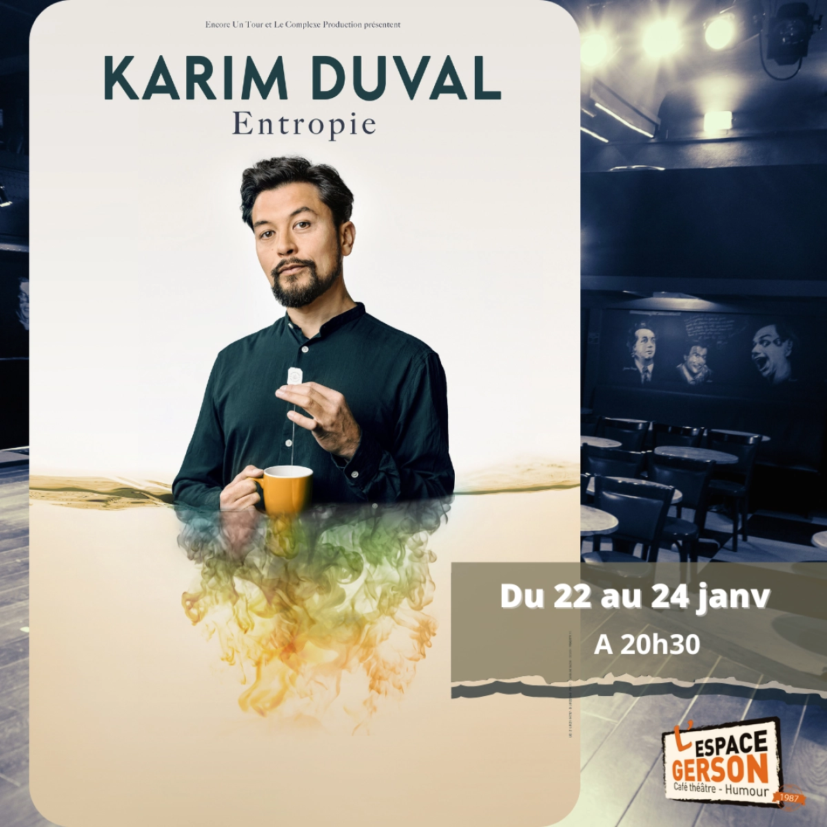 Karim Duval at Espace Gerson Tickets