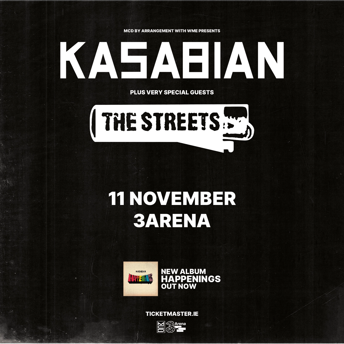 Kasabian at 3Arena Dublin Tickets