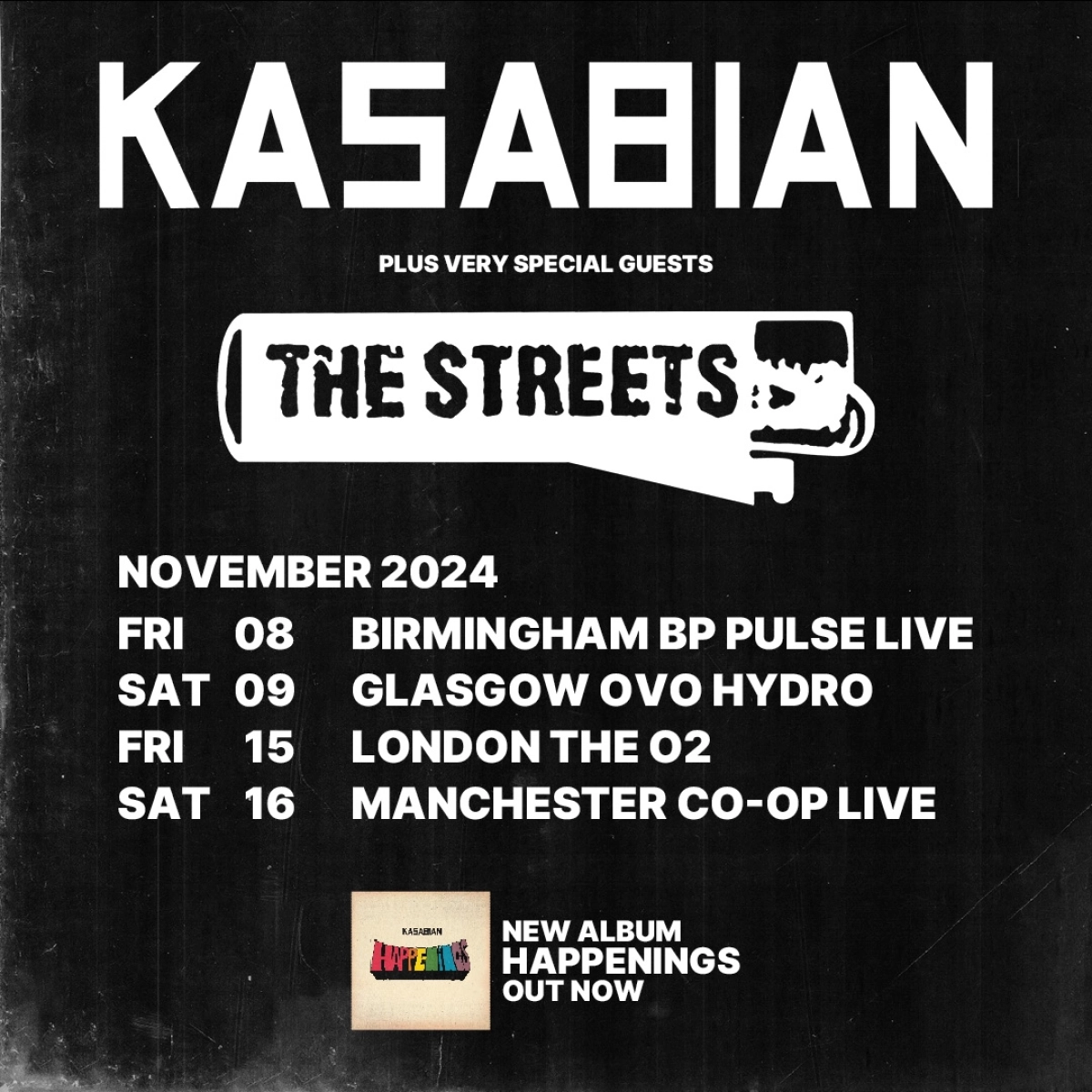 Billets Kasabian (Co-op Live - Manchester)