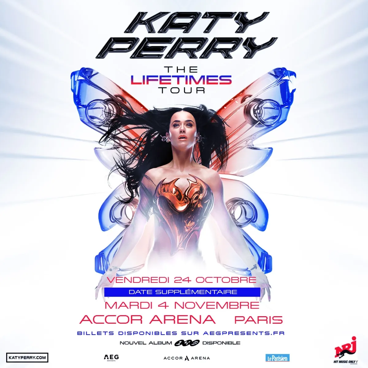 Billets Katy Perry (Accor Arena - Paris)