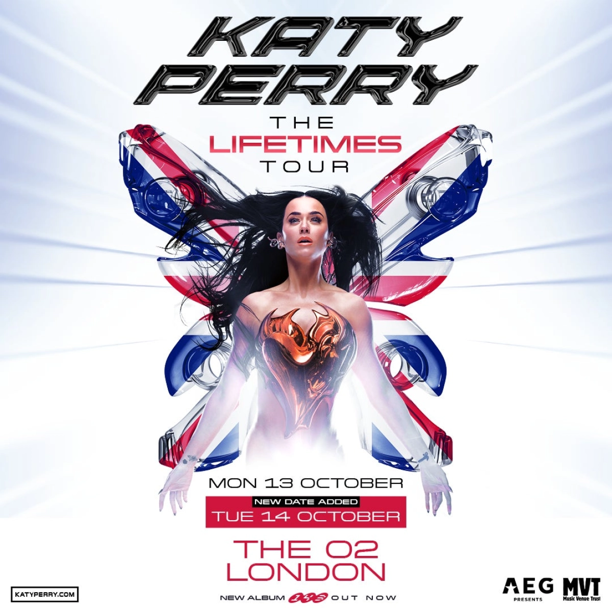 Katy Perry al The O2 Arena Tickets