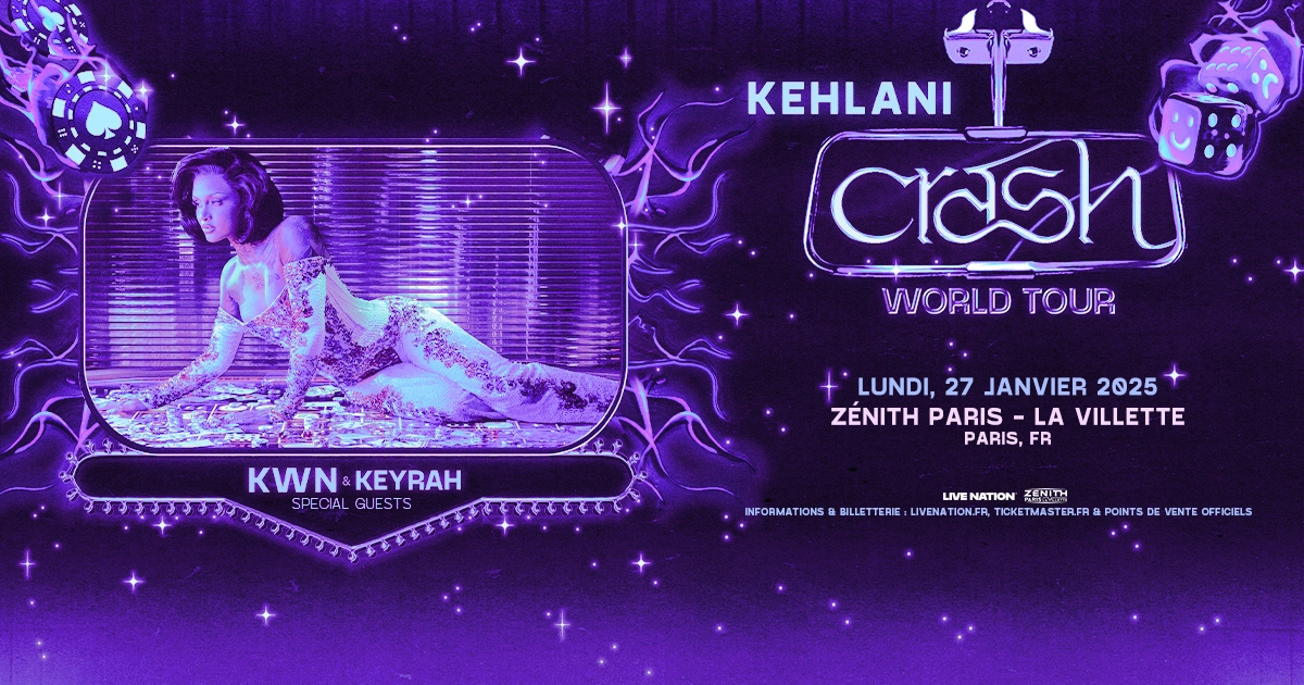 Billets Kehlani (Zenith Paris - Paris)