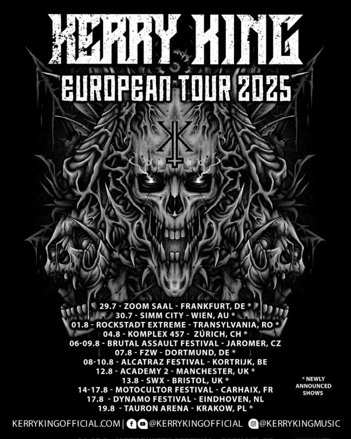 Kerry King in der ZOOM Frankfurt Tickets