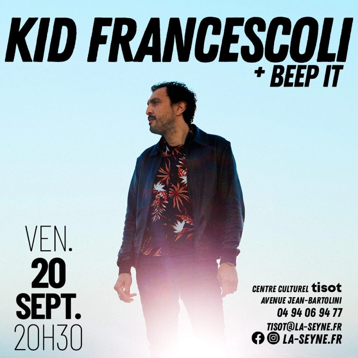 Billets Kid Francescoli (Centre Culturel Tisot - La Seyne Sur Mer)