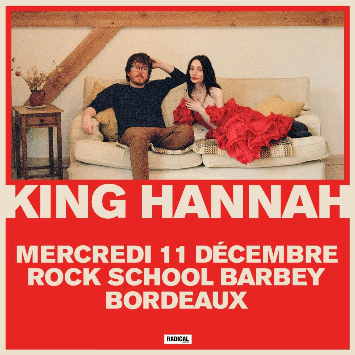 Billets King Hannah (Rock School Barbey - Bordeaux)