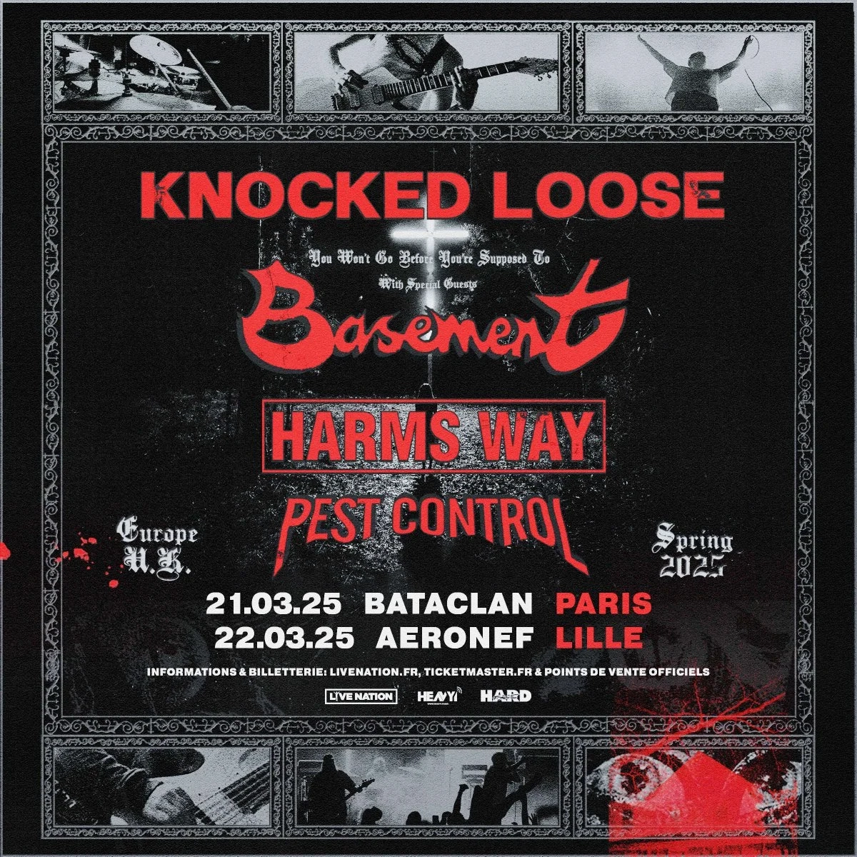 Billets Knocked Loose (Bataclan - Paris)