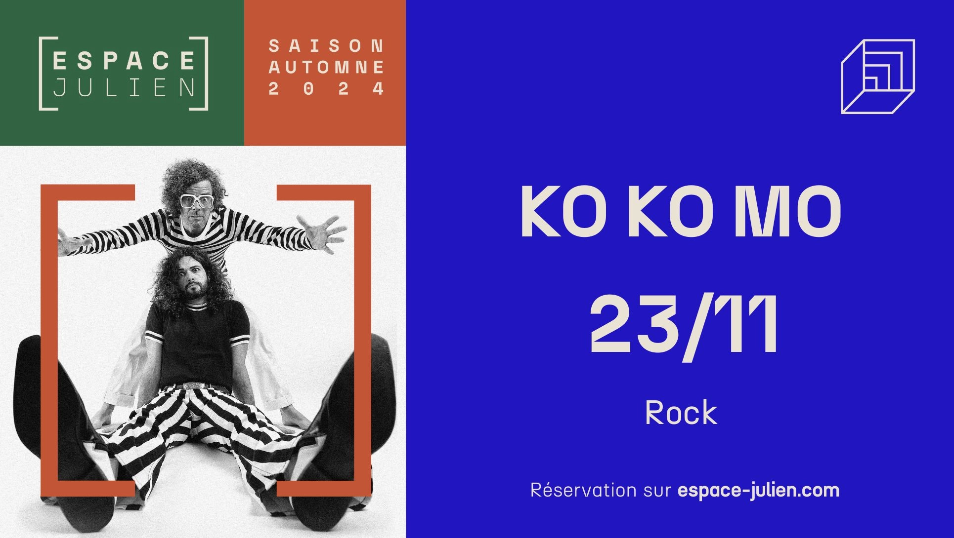 Ko Ko Mo en Espace Julien Tickets