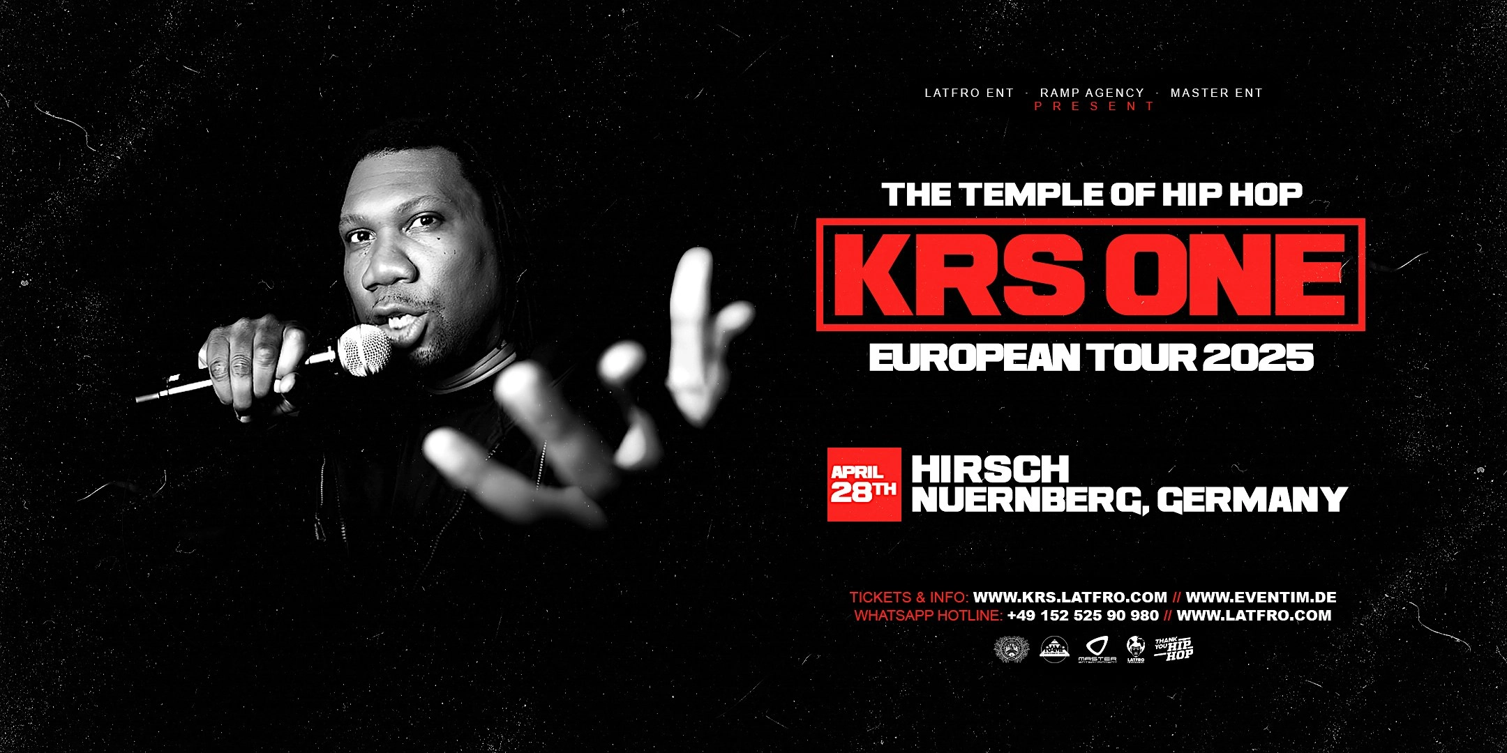 KRS-One in der Hirsch Nürnberg Tickets