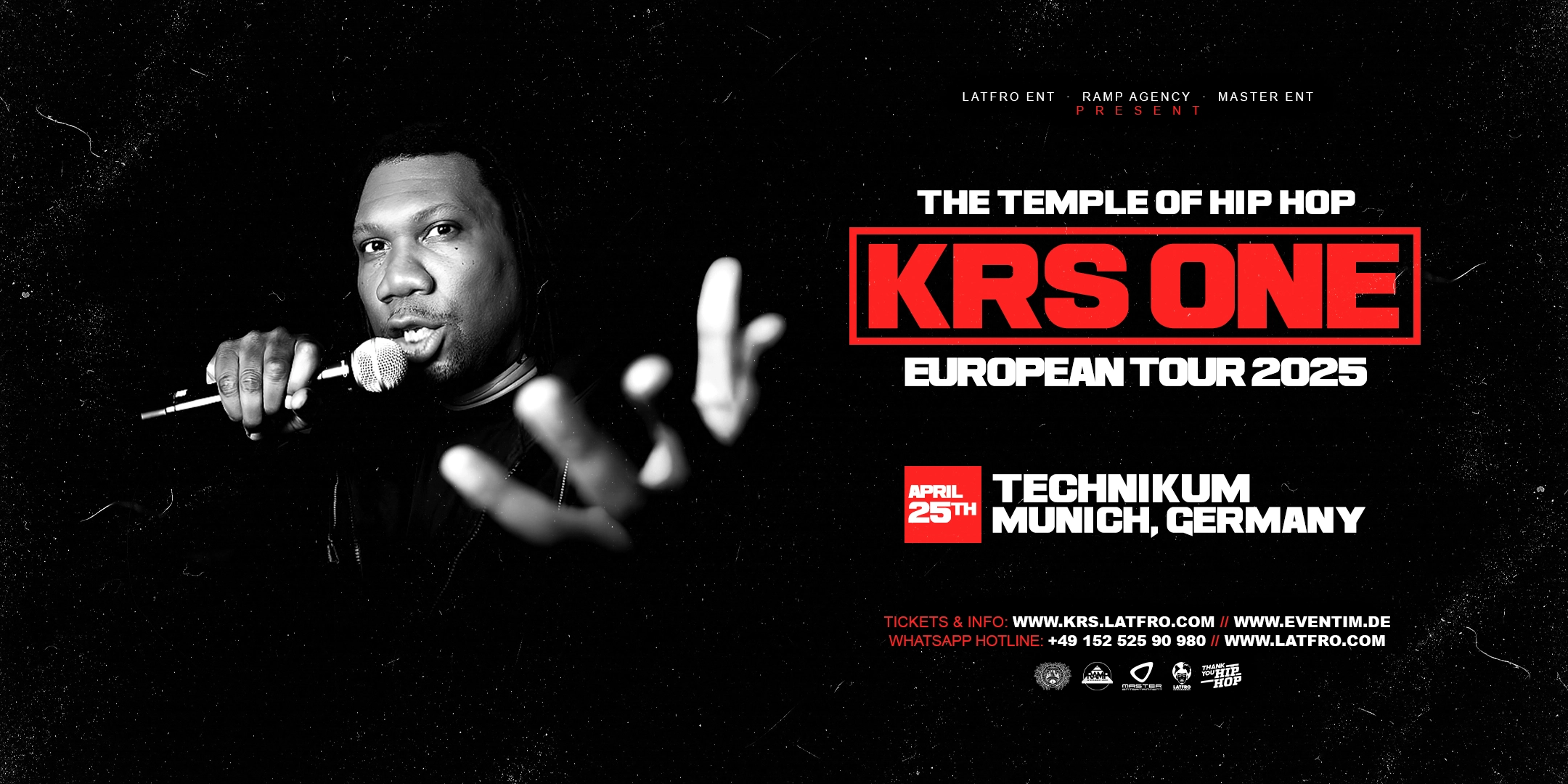 KRS-One in der Werksviertel Tickets