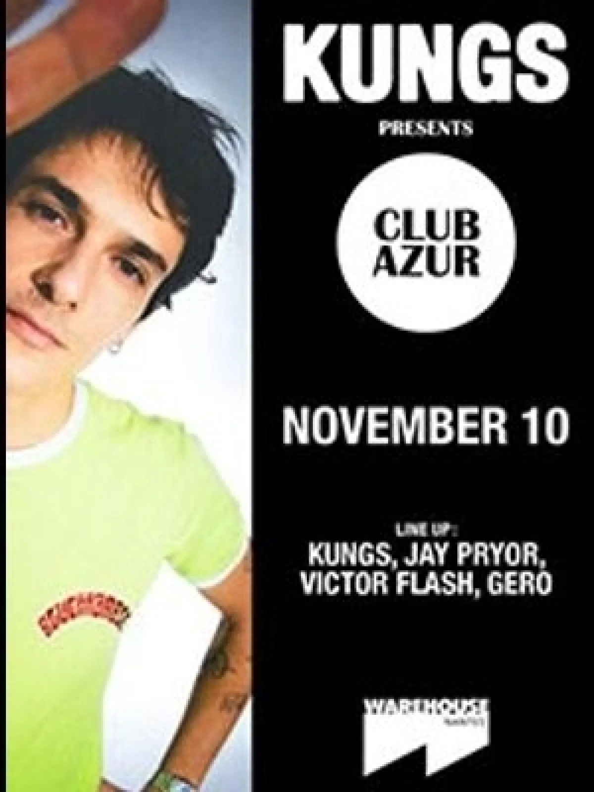 Kungs Présente Club Azur at Warehouse Nantes Tickets