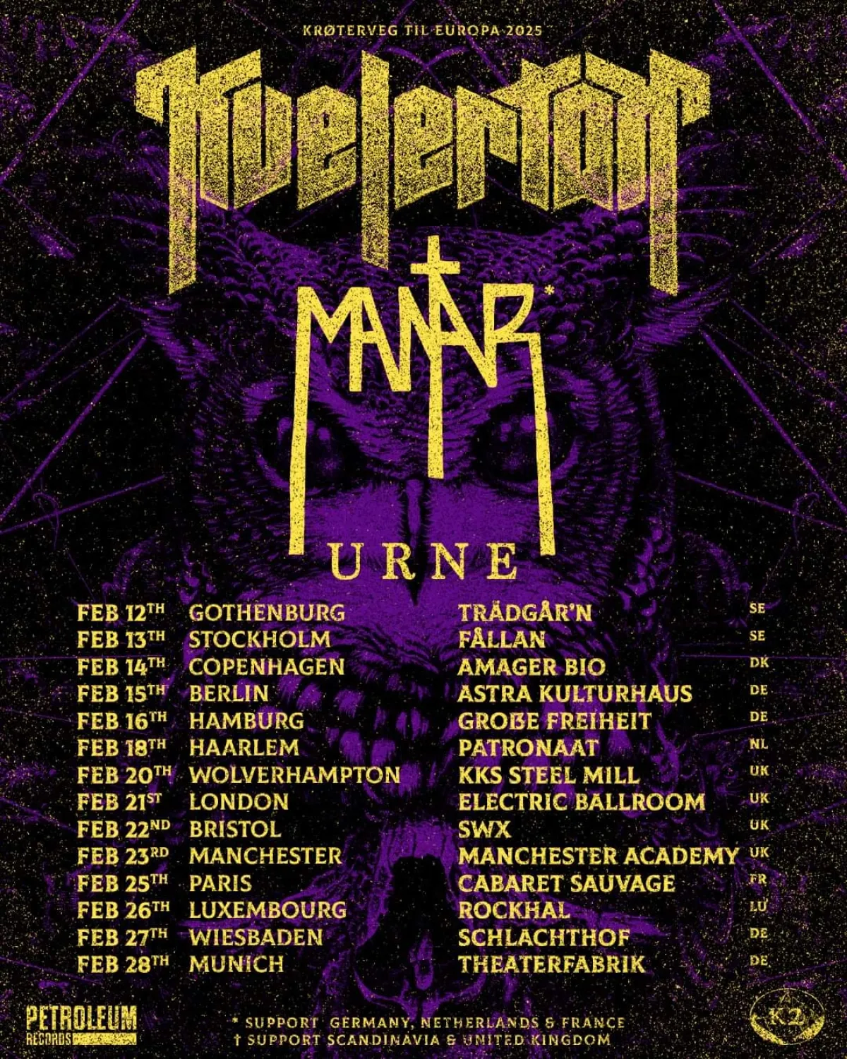 Kvelertak - Mantar at Astra Kulturhaus Tickets