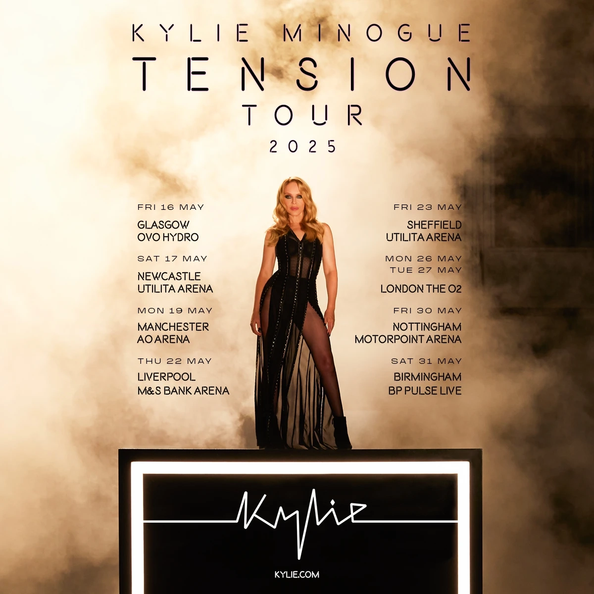 Billets Kylie Minogue - Tension Tour (Manchester AO Arena - Manchester)