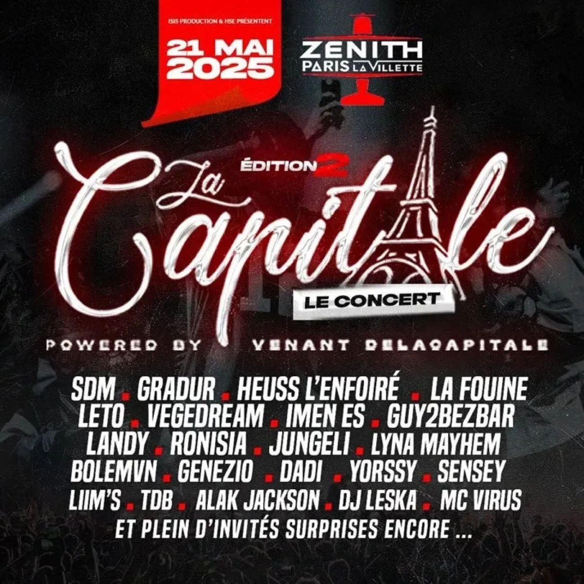 Billets La Capitale Edition 2 (Zenith Paris - Paris)