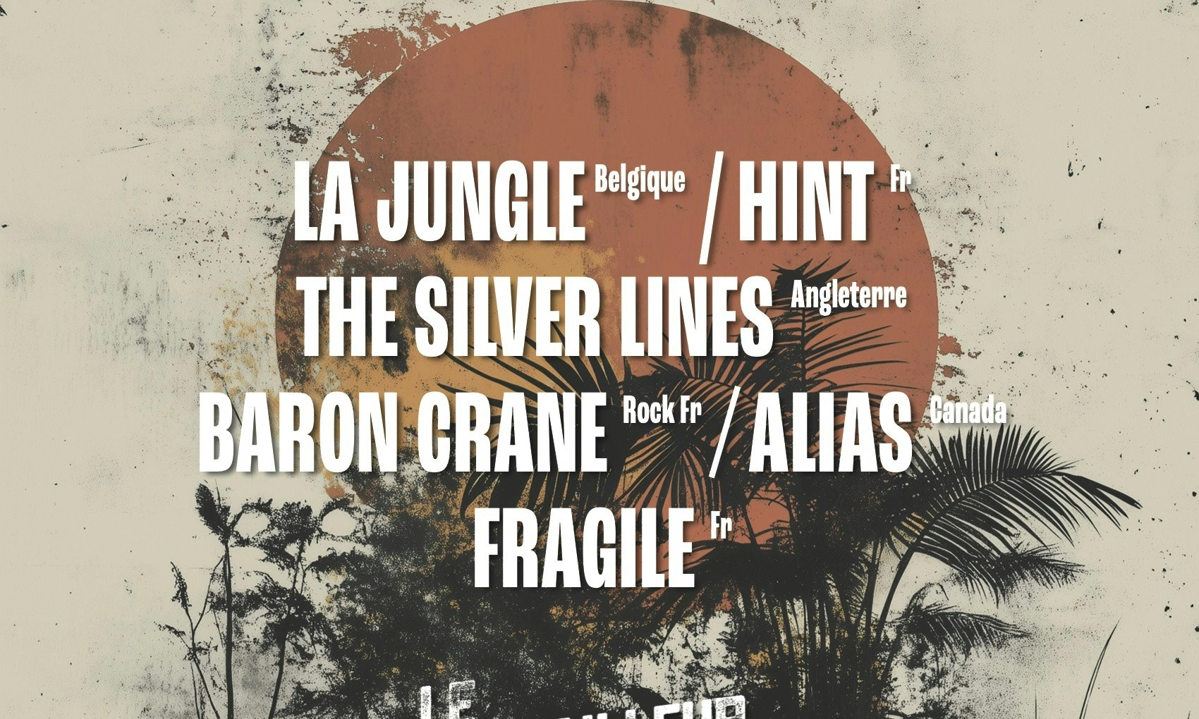 La Jungle - Baron Crâne at Le Ferrailleur Tickets