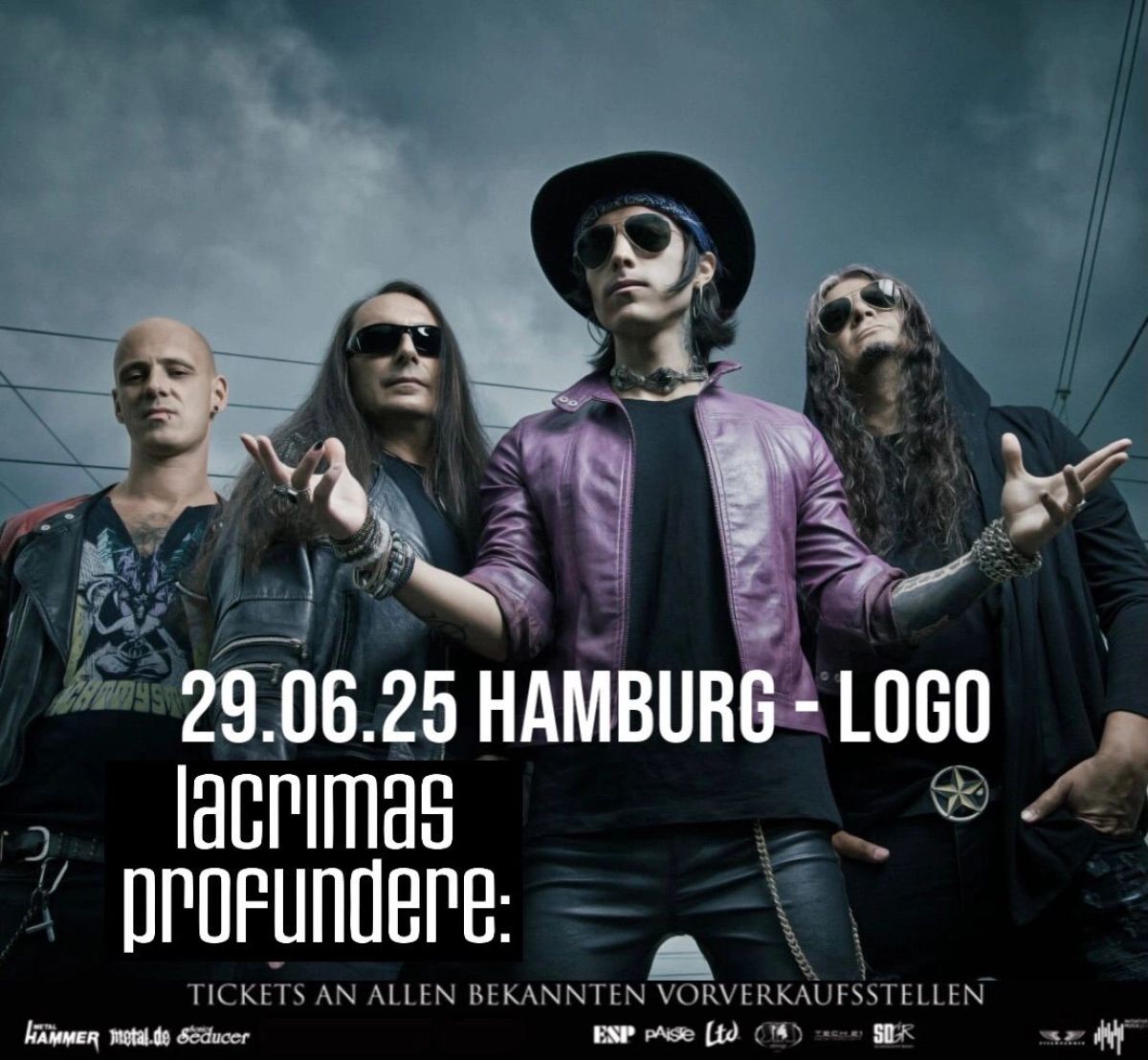 Lacrimas Profundere en LOGO Hamburg Tickets