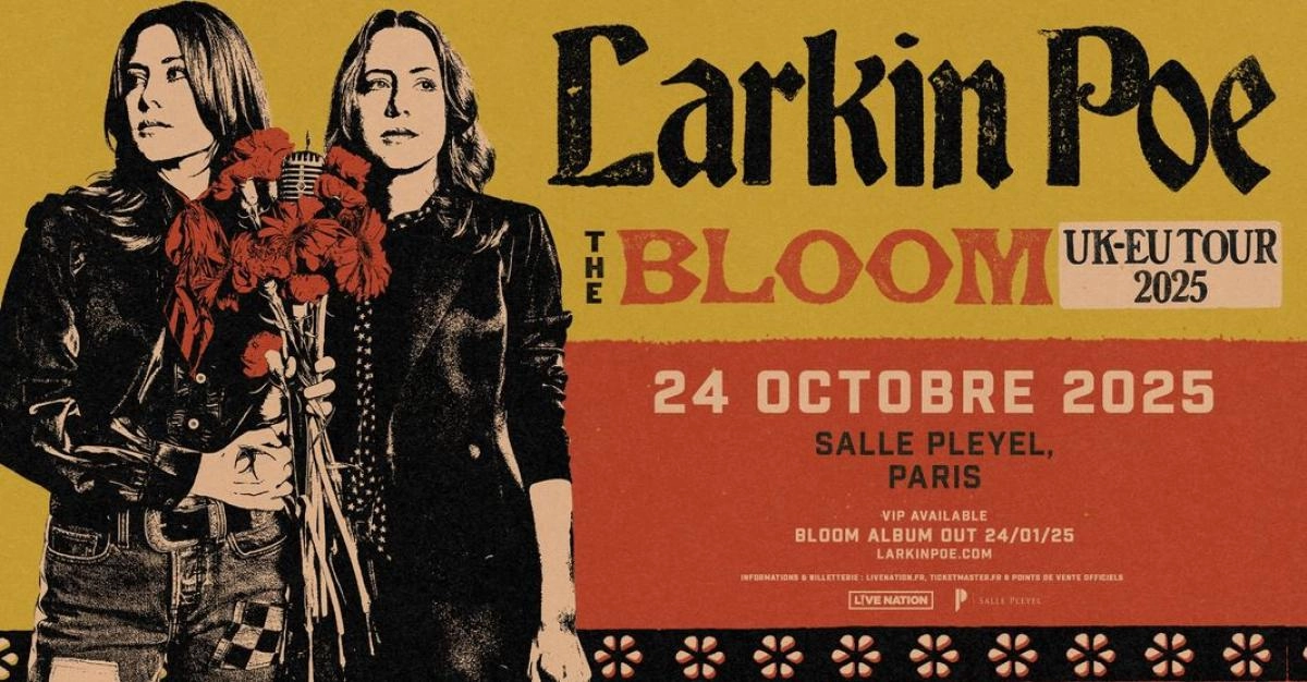 Larkin Poe at Salle Pleyel Tickets