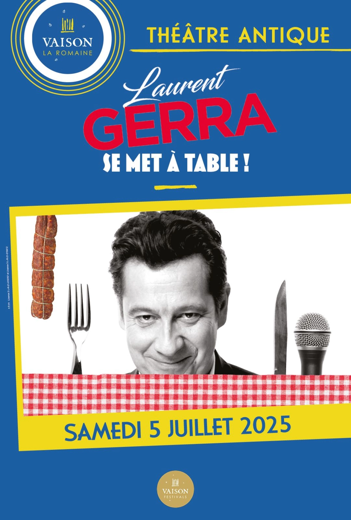 Laurent Gerra en Theatre Antique Vaison La Romaine Tickets