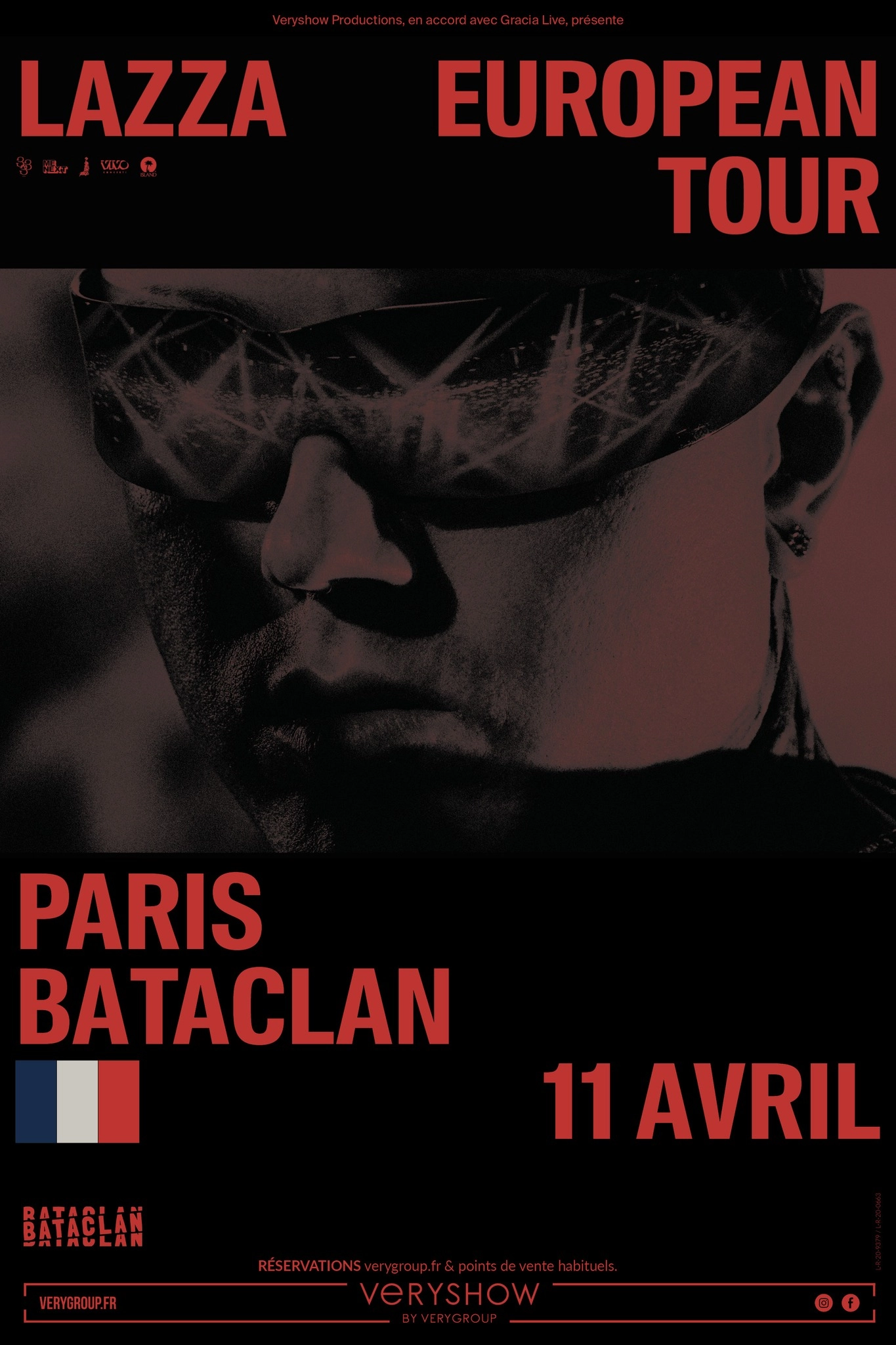 Billets Lazza (Bataclan - Paris)