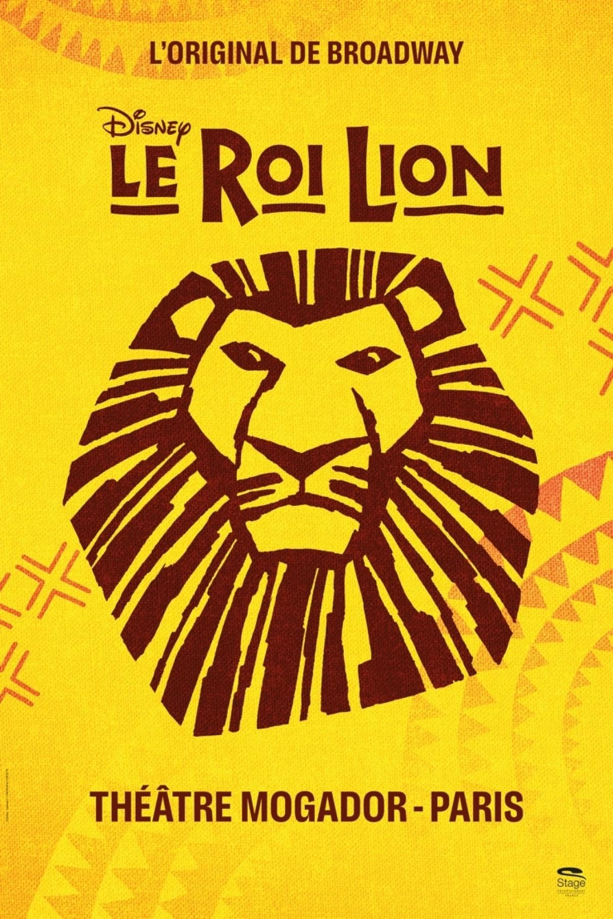 Billets Le Roi Lion (Theatre Mogador - Paris)