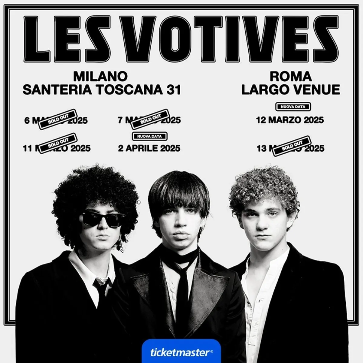 Les Votives al Largo Venue Tickets