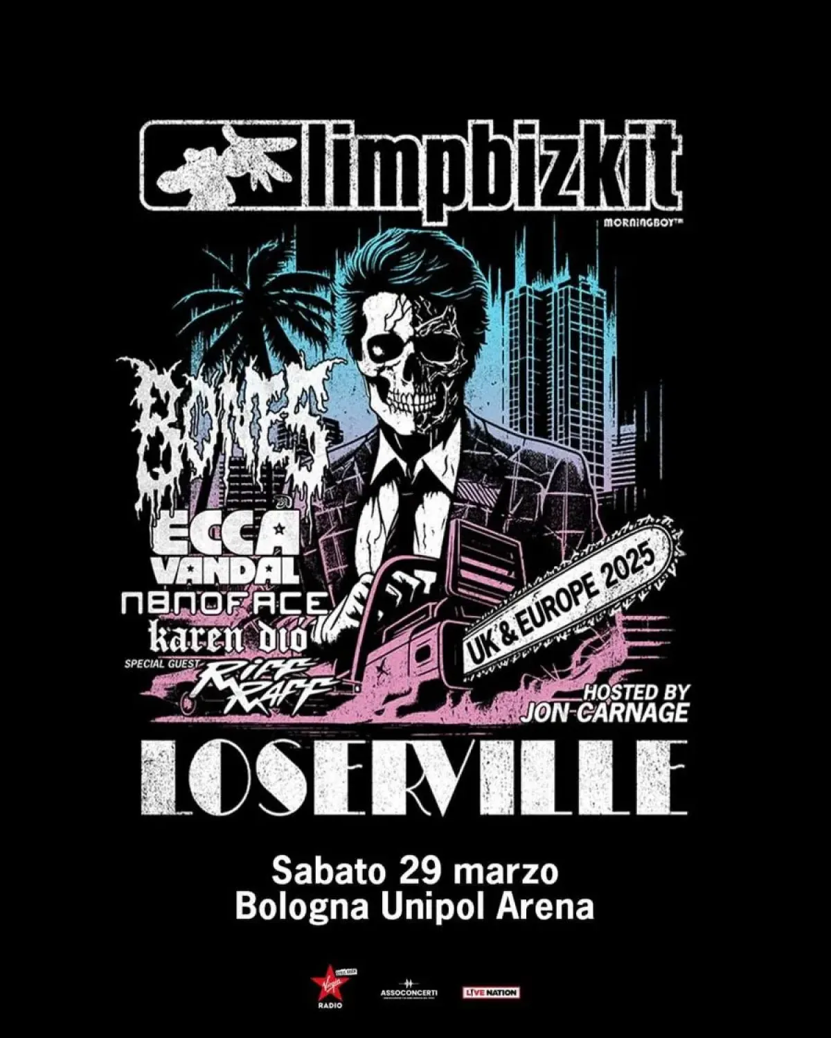 Limp Bizkit at Unipol Arena Tickets