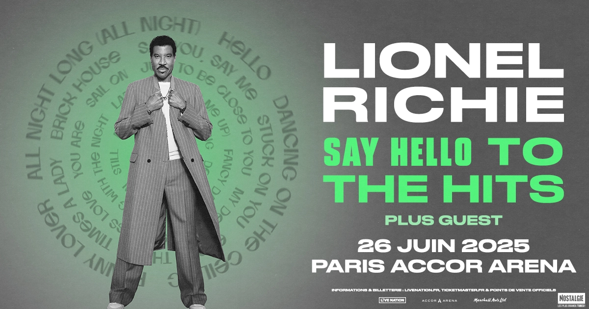 Lionel Richie at Accor Arena Tickets