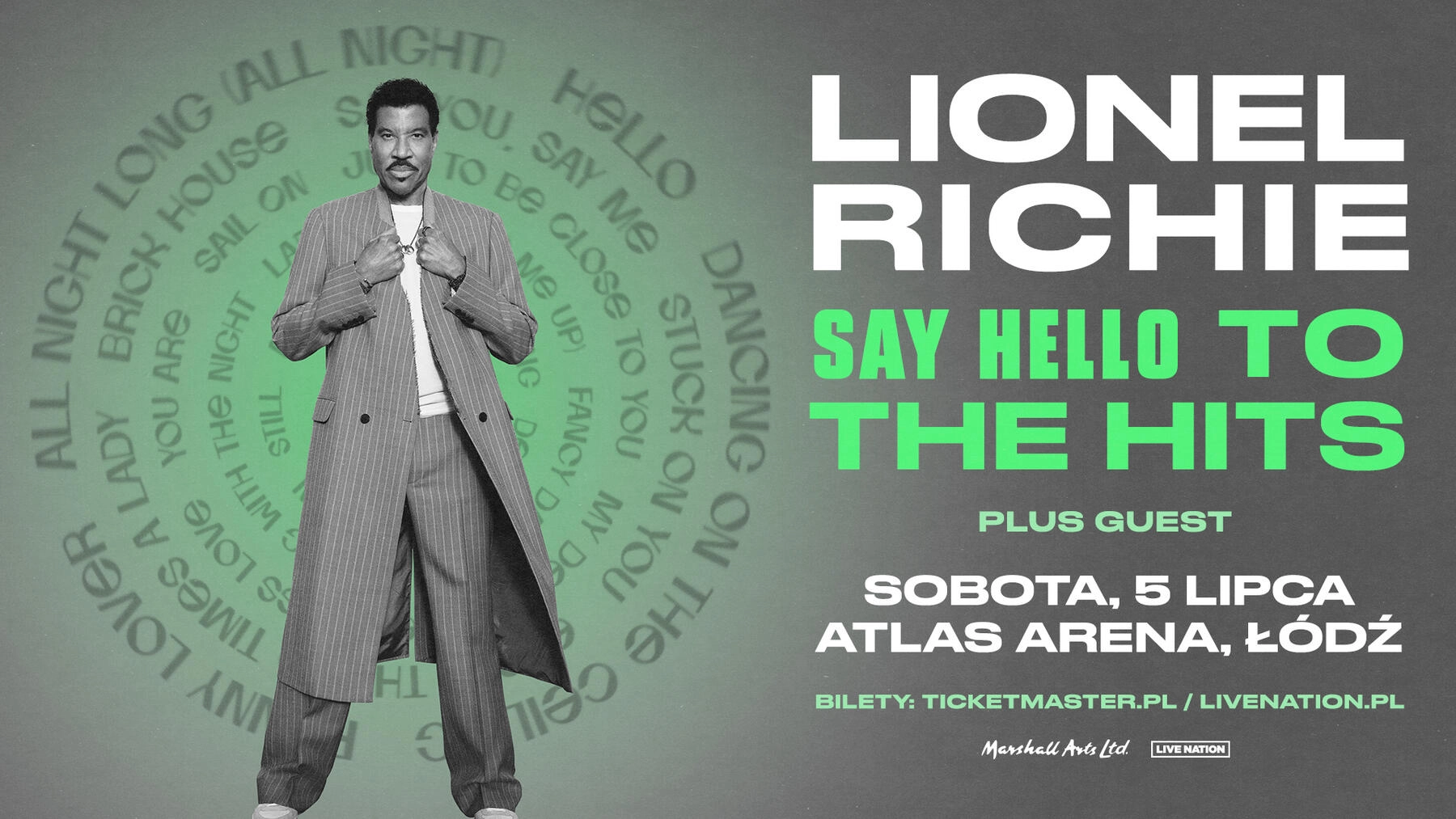 Lionel Richie al Atlas Arena Tickets