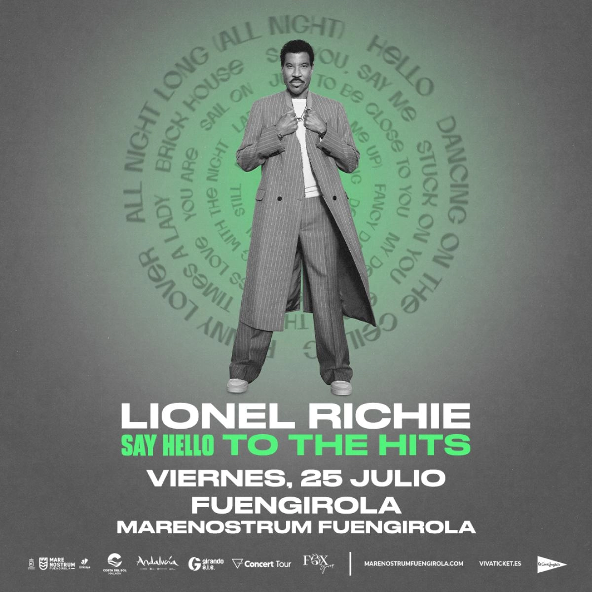 Lionel Richie at Marenostrum Castle Park Tickets