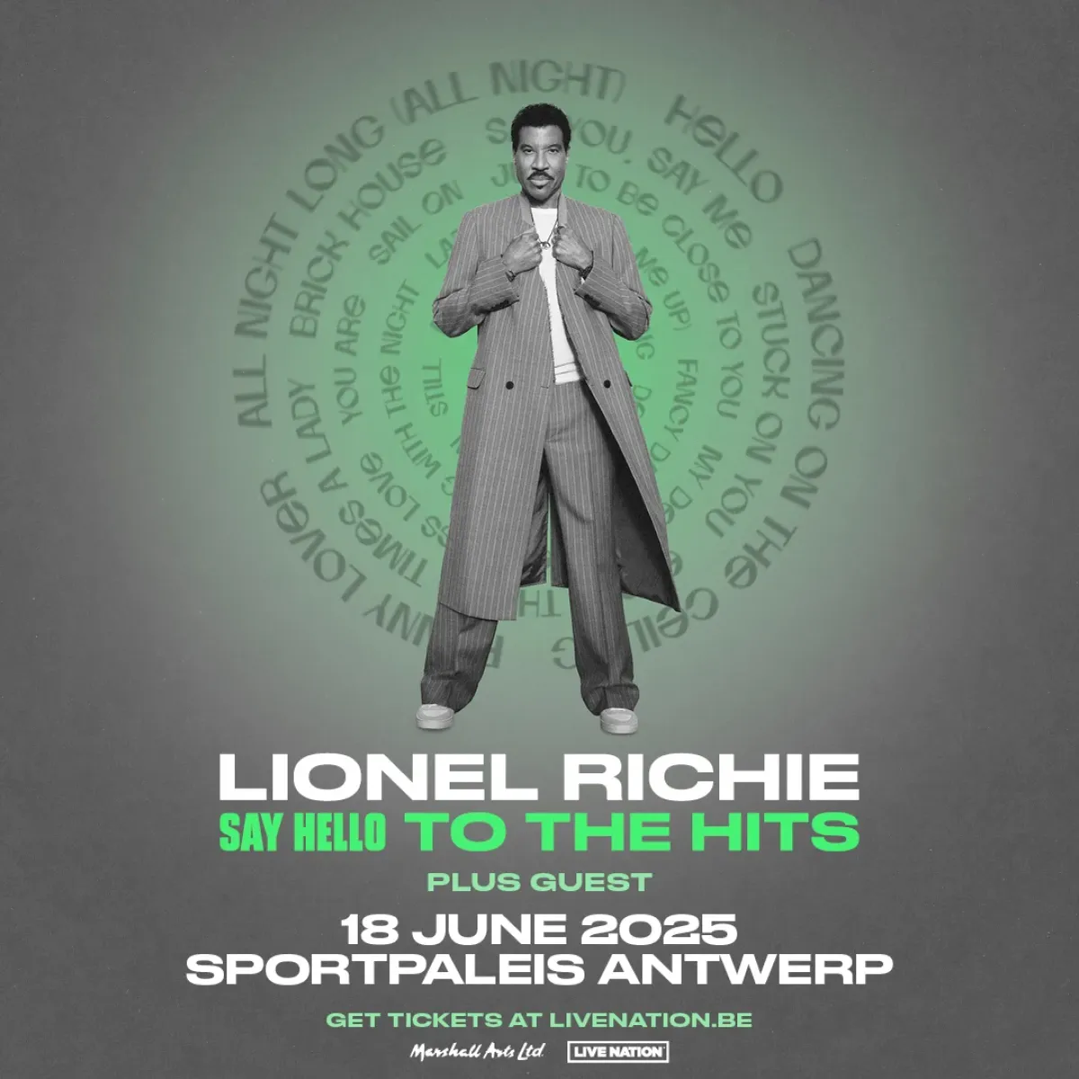 Lionel Richie en Sportpaleis Amberes Tickets