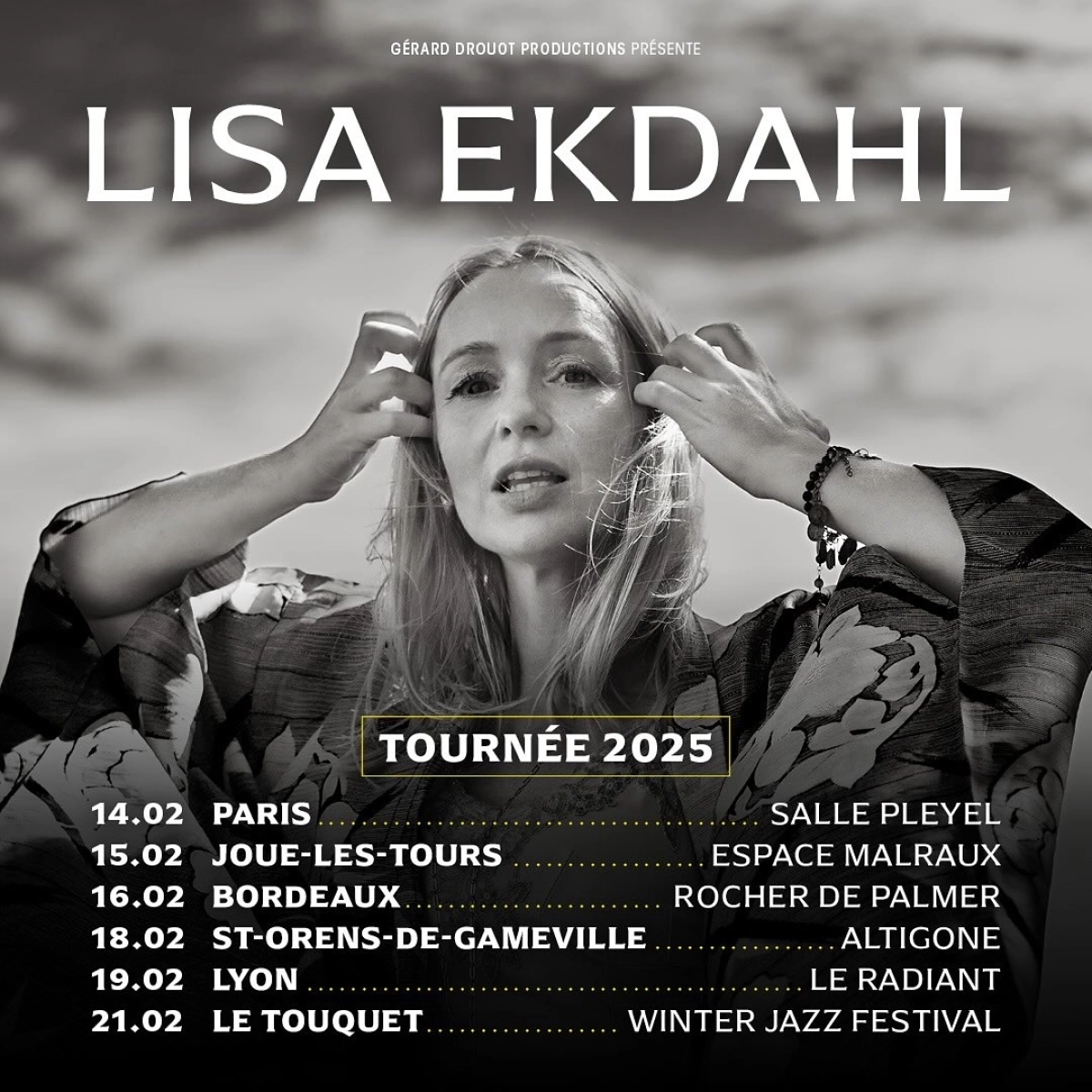 Billets Lisa Ekdahl (Espace Malraux Joue Les Tours - Joué-lés-Tours)