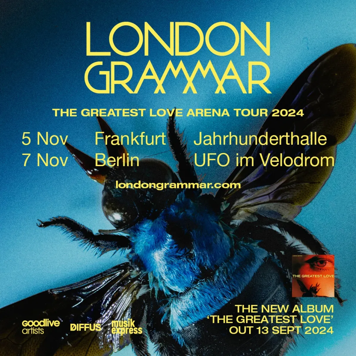 Billets London Grammar (Jahrhunderthalle - Francfort)