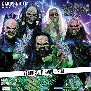 Lordi at L'Empreinte Tickets