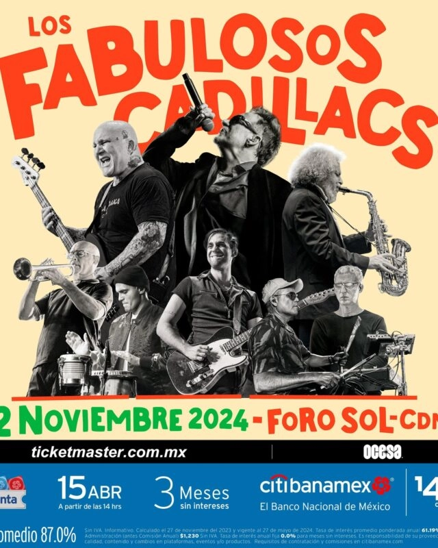 Los Fabulosos Cadillacs en Foro Sol Tickets