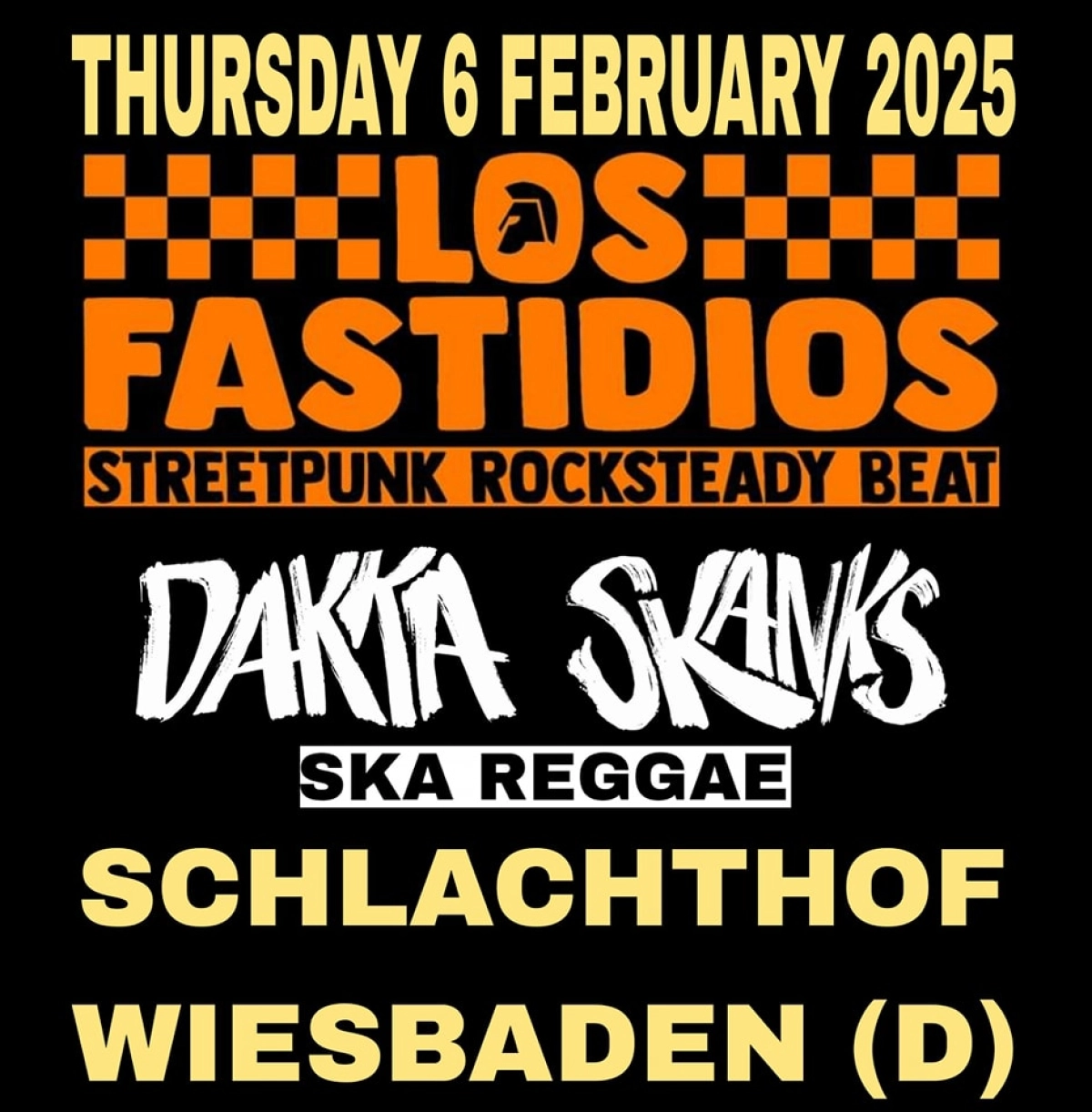 Los Fastidios at Schlachthof Wiesbaden Tickets