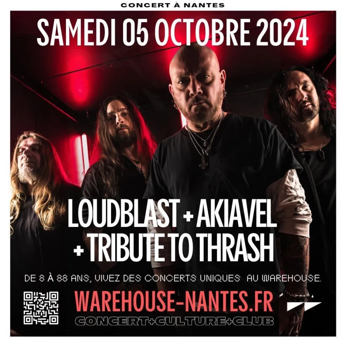 Loudblast - Akiavel at Warehouse Nantes Tickets