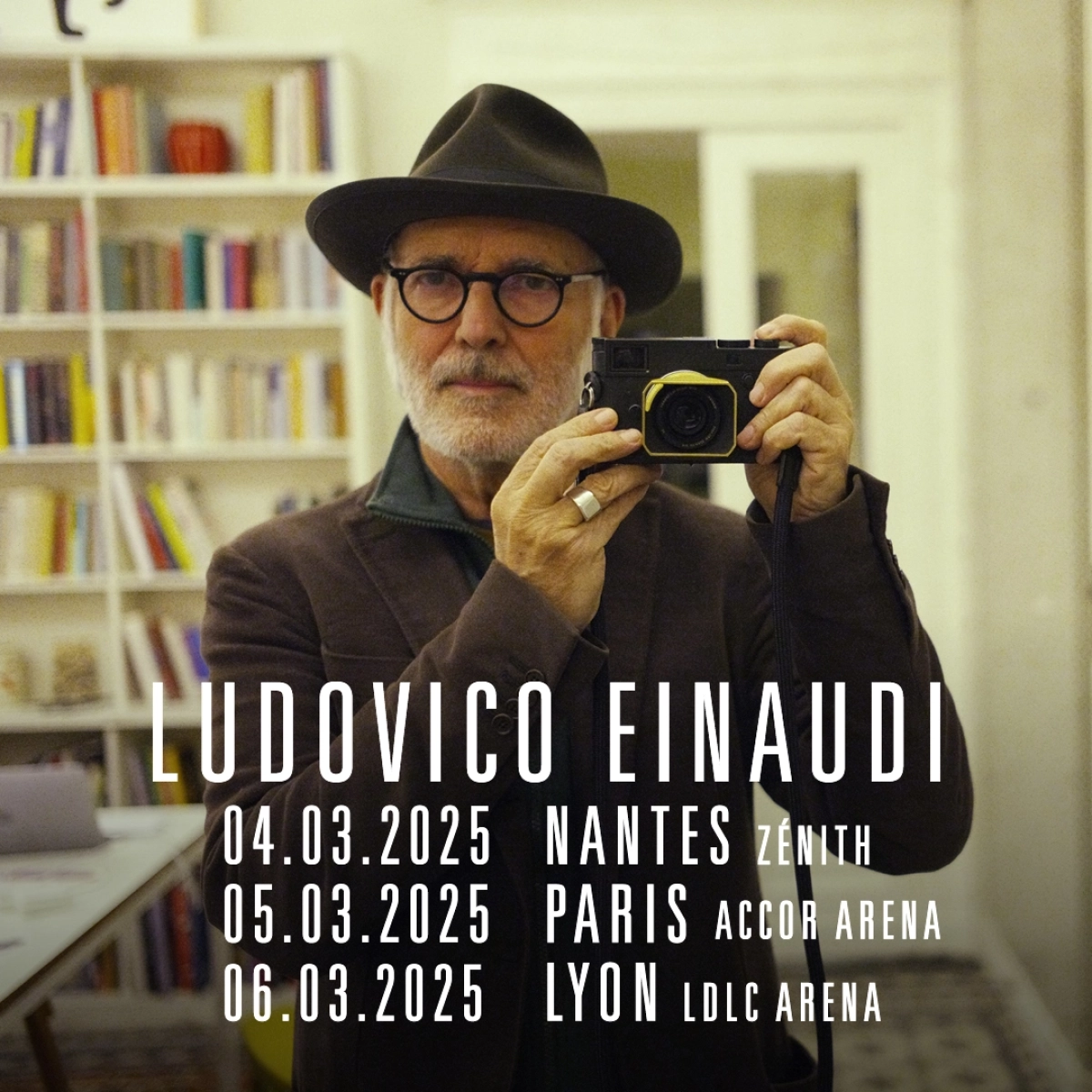 Concert Ludovico Einaudi à Paris (Accor Arena) du 05 mars 2025