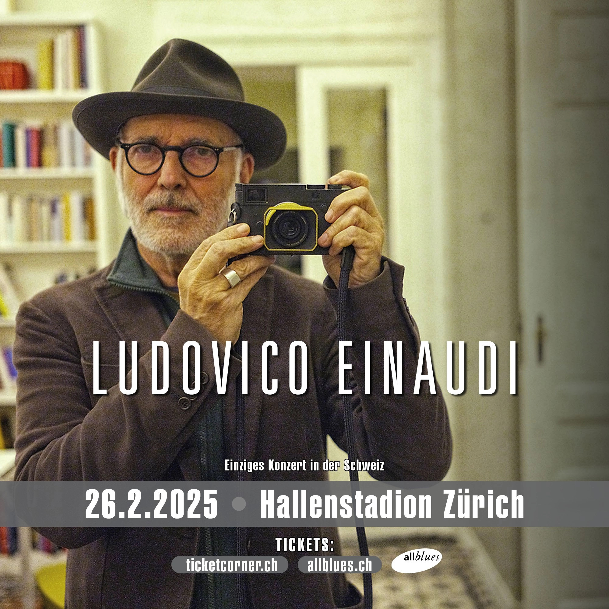 Ludovico Einaudi at Hallenstadion Tickets