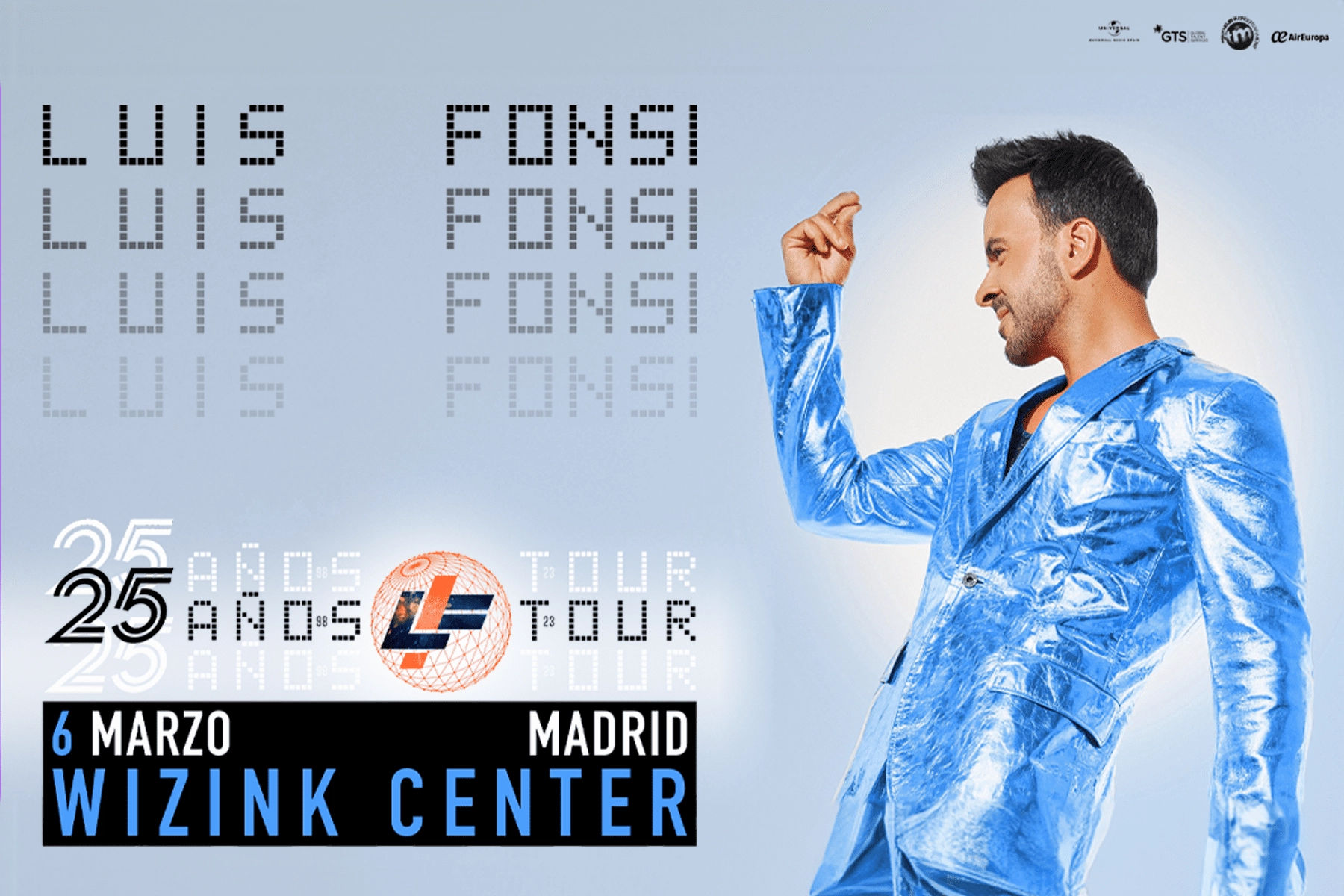 Luis Fonsi en WiZink Center Tickets