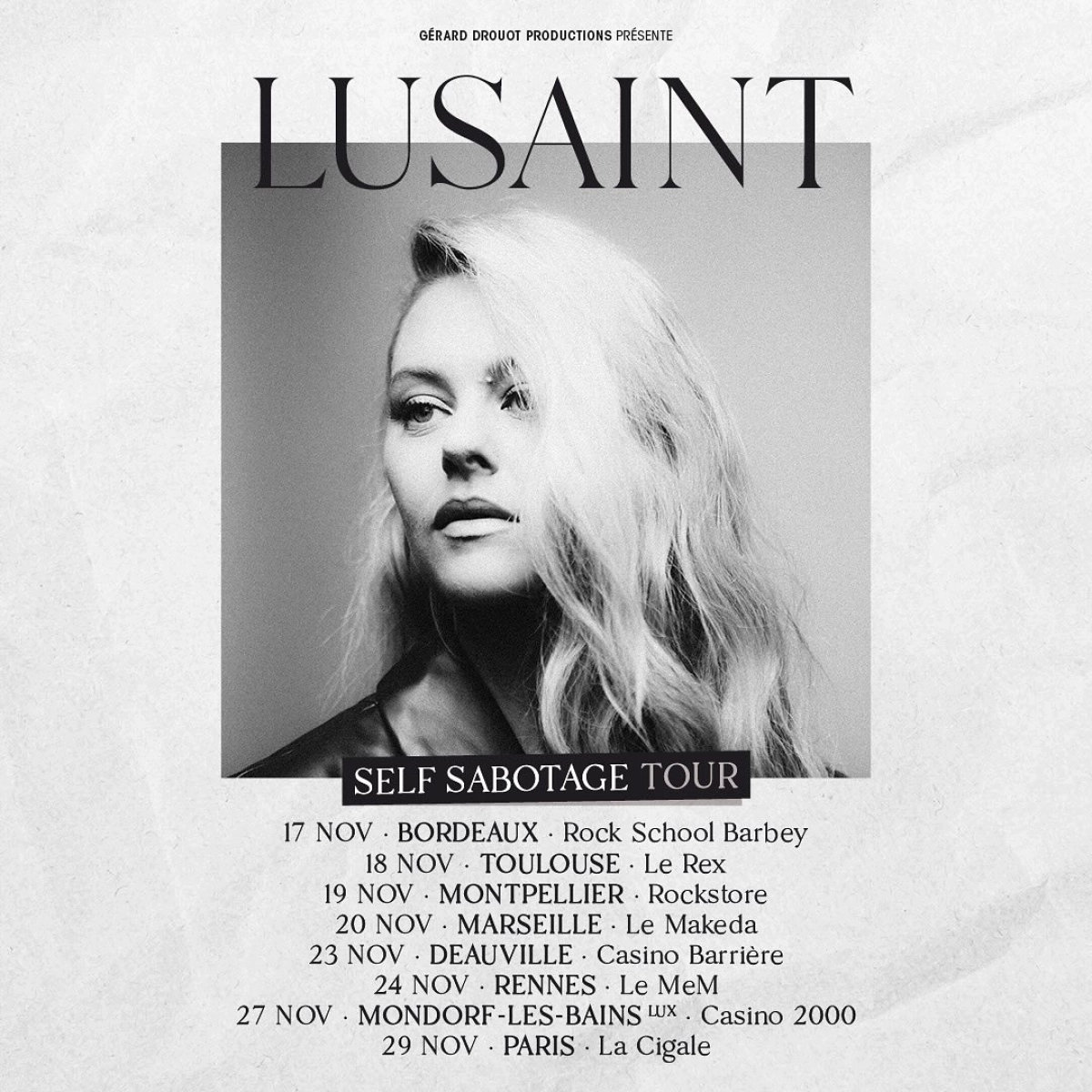 Lusaint at Casino Barriere Deauville Tickets