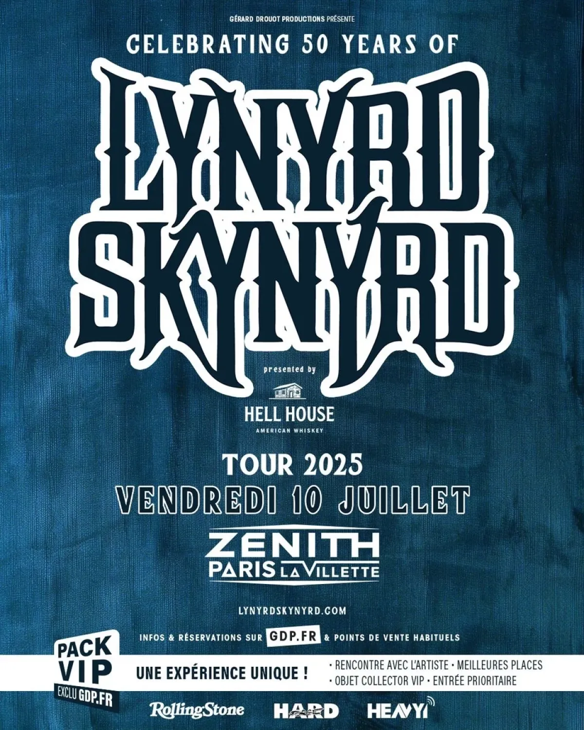 Billets Lynyrd Skynyrd (Zenith Paris - Paris)