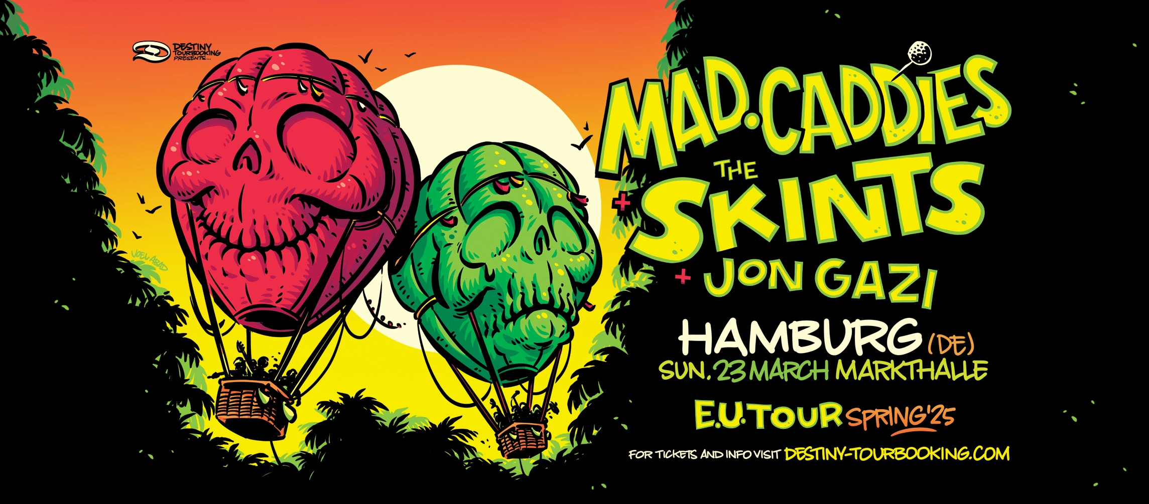 Mad Caddies - The Skints - Jon Gazi en Markthalle Hamburg Tickets