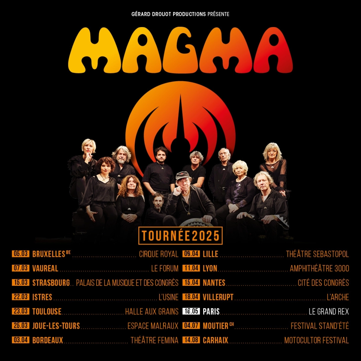 Magma en Halle aux Grains Toulouse Tickets