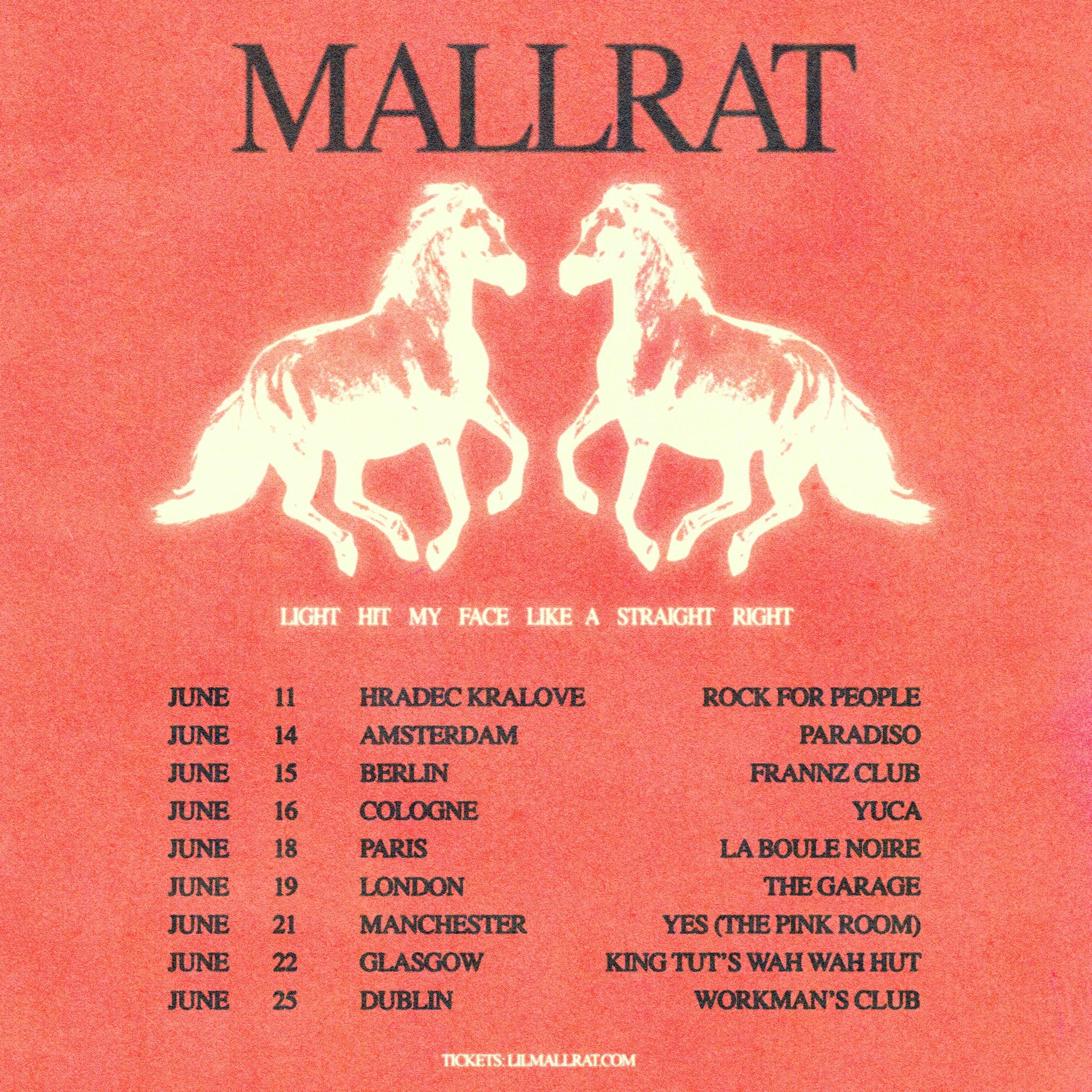 Billets Mallrat (Frannz Club - Berlin)