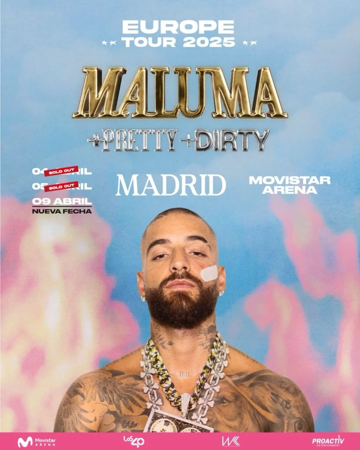 Maluma en Movistar Arena Madrid Tickets