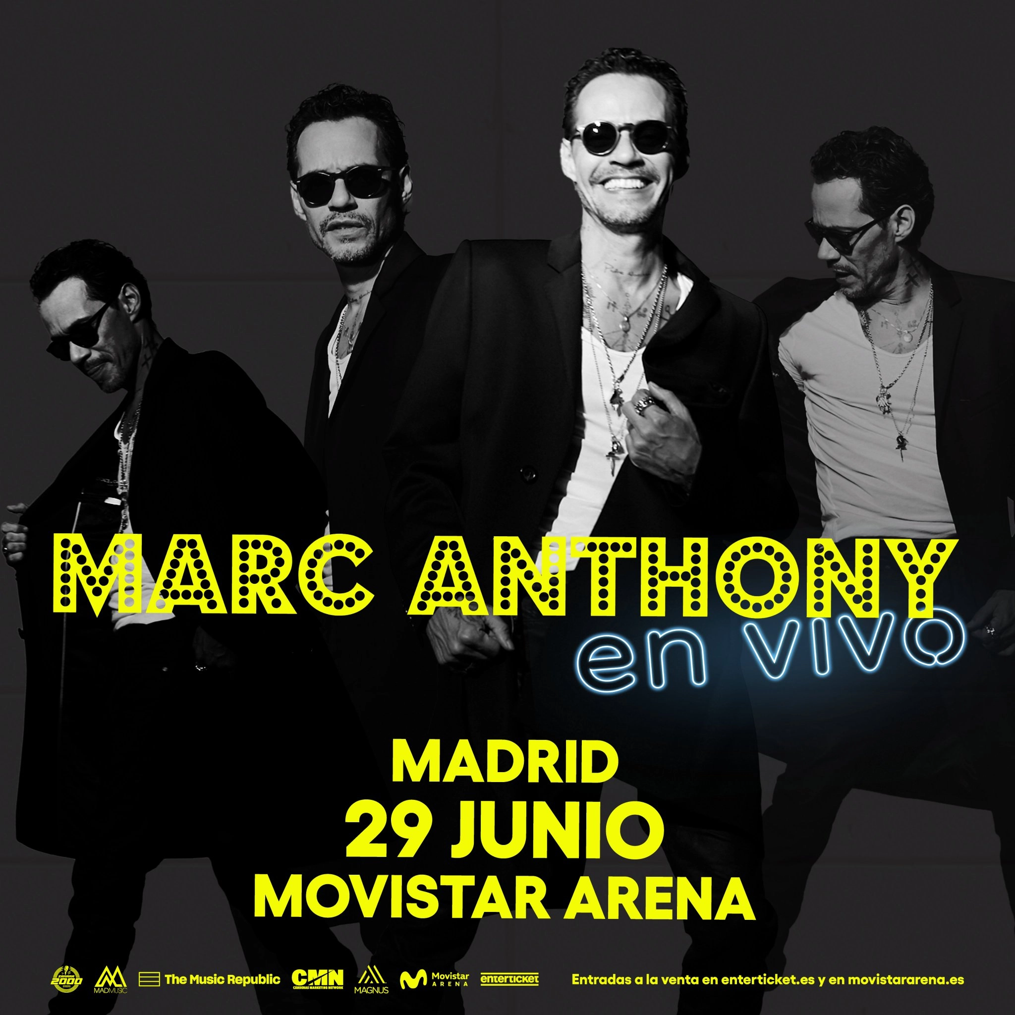 Marc Anthony at Movistar Arena Madrid Tickets