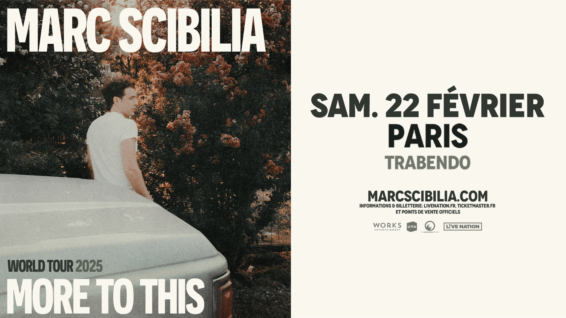 Billets Marc Scibilia (Le Trabendo - Paris)