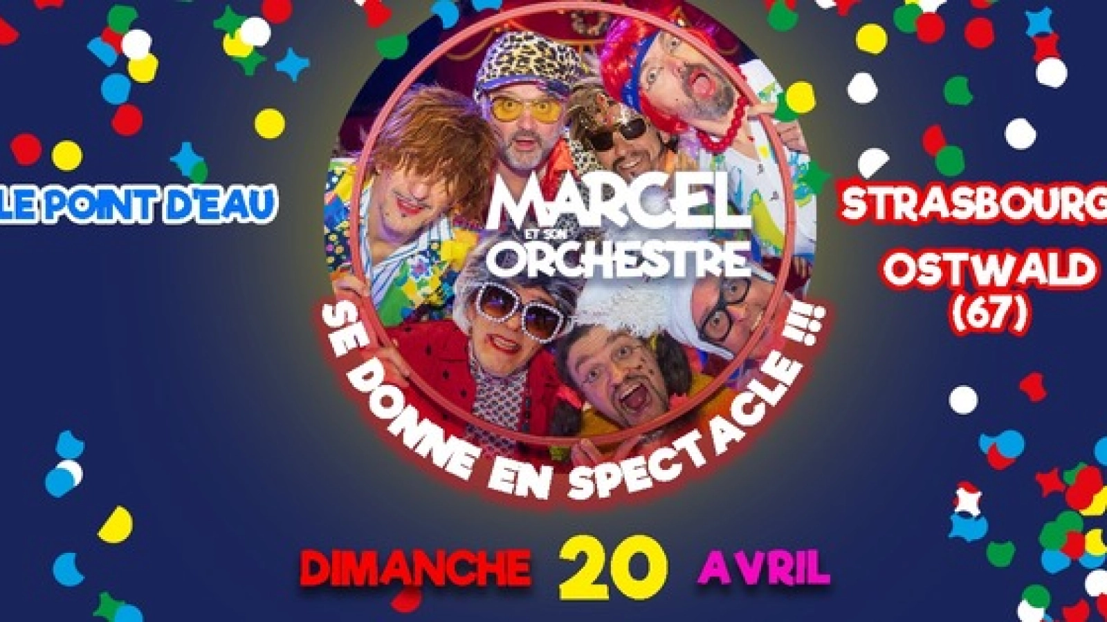 Marcel et son Orchestre at Le Point d'Eau Ostwald Tickets